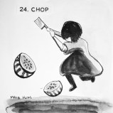 Maya Hum Inktober 2018 prompt: Chop